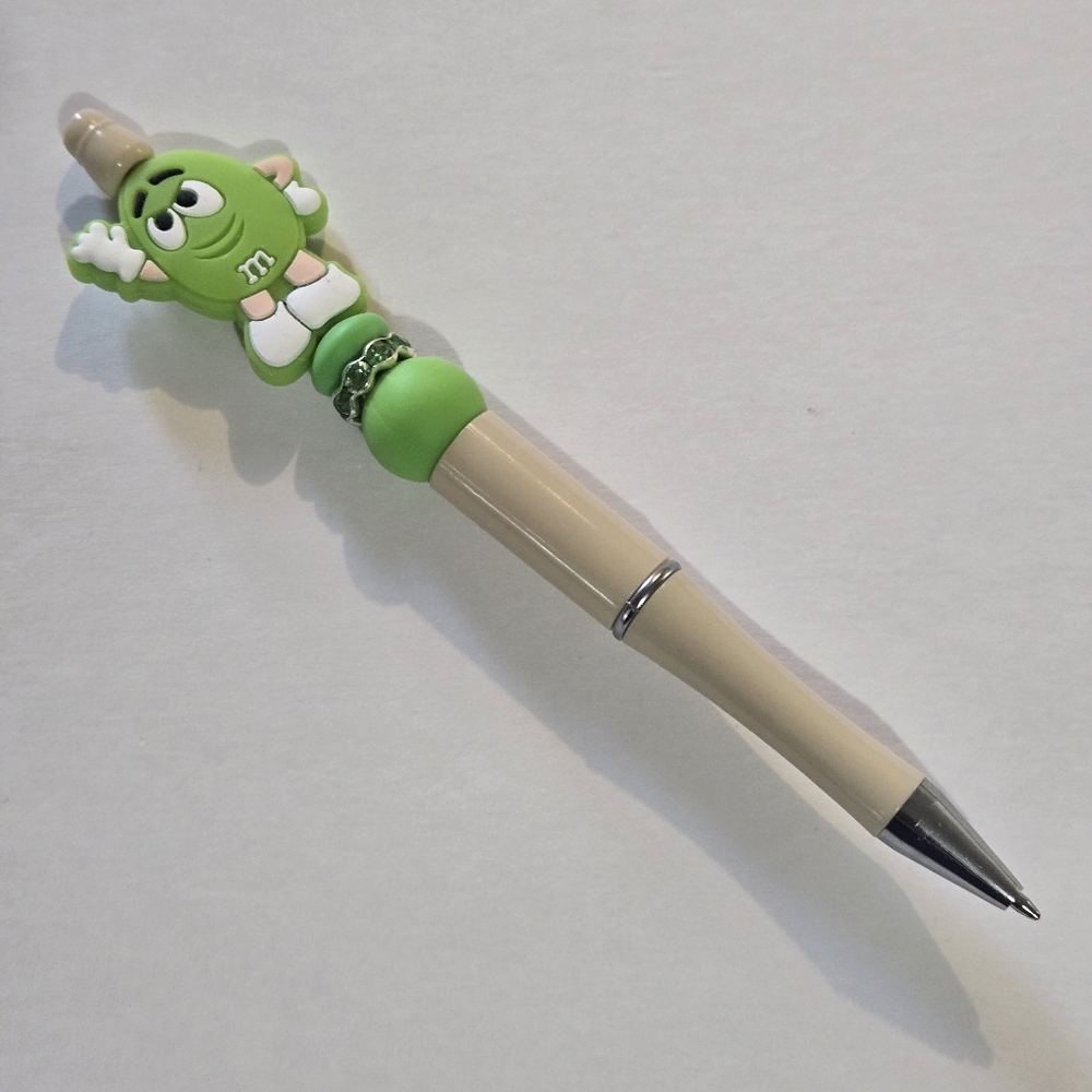 🍒🍒 Colorful M&M Character Pen - Picture 8 of 11